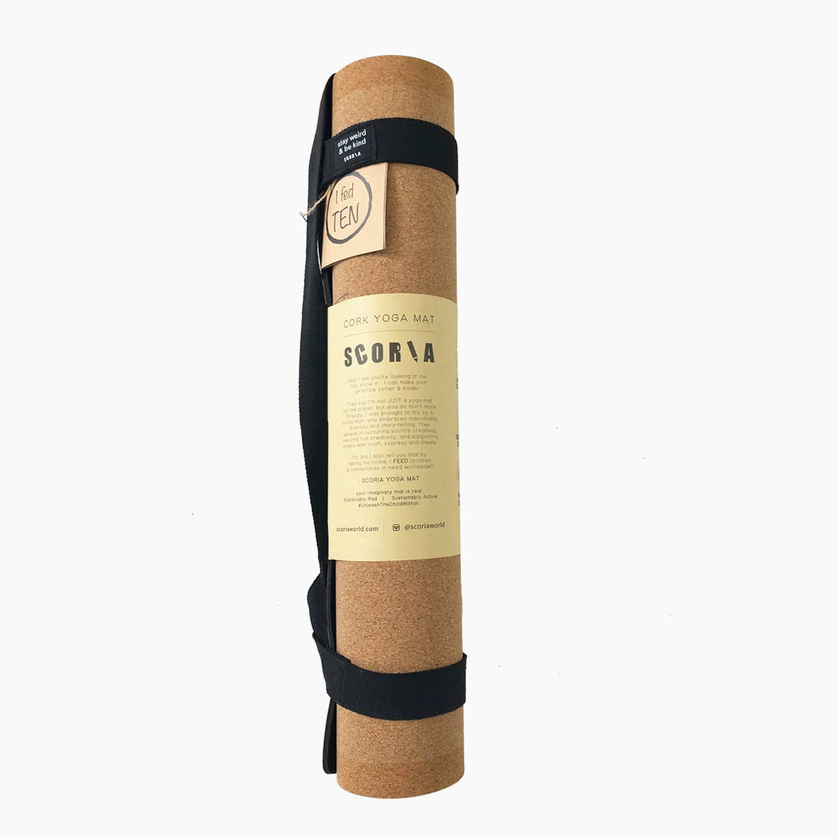 Moon Phases Cork Yoga Mat