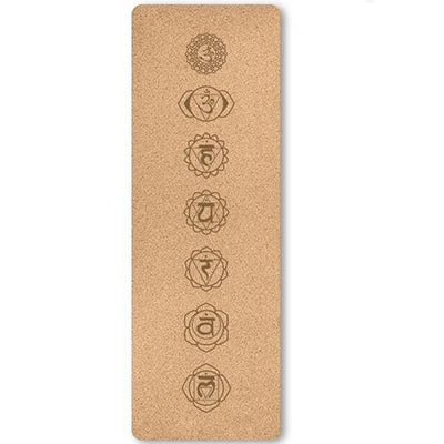 New Fashion 4Mm Double Sides Non Slip High Elastic Cork Yoga Mat Fitness Gym Cushion Customized