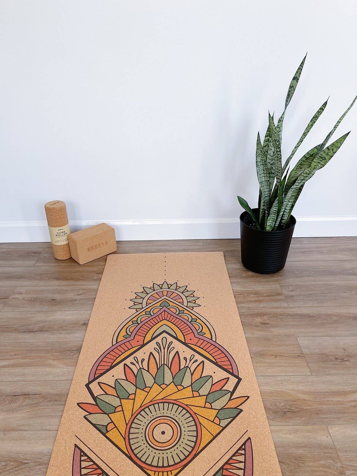 Mandala Cork Yoga Mat