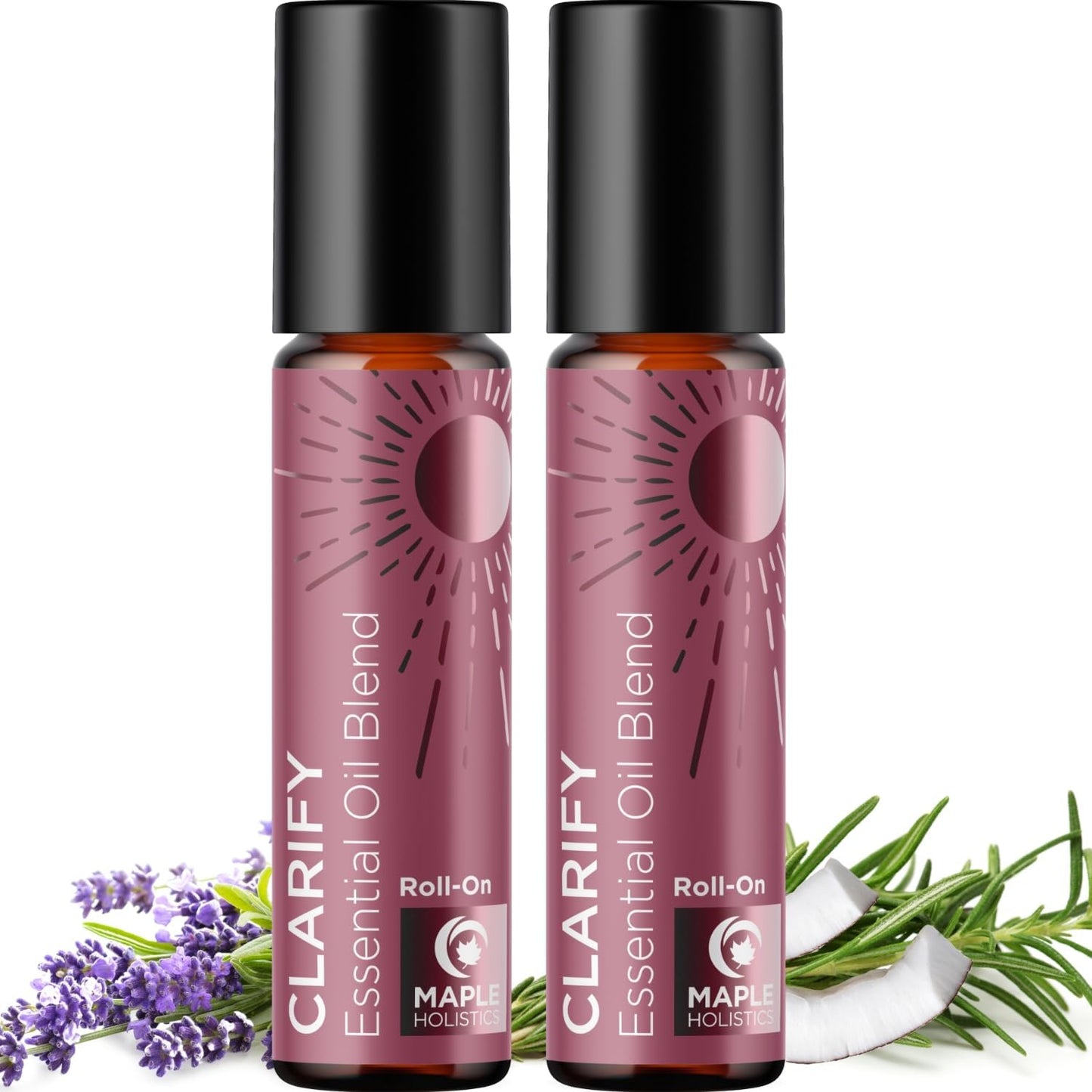 Lavender Essential Oil Roll on - Calming Aromatherapy Oil Roller for Sleep Headaches and Relaxation - Natural Pre-Diluted Sleep Oil for Nighttime Relaxation with Lavender Essential Oil for Skin