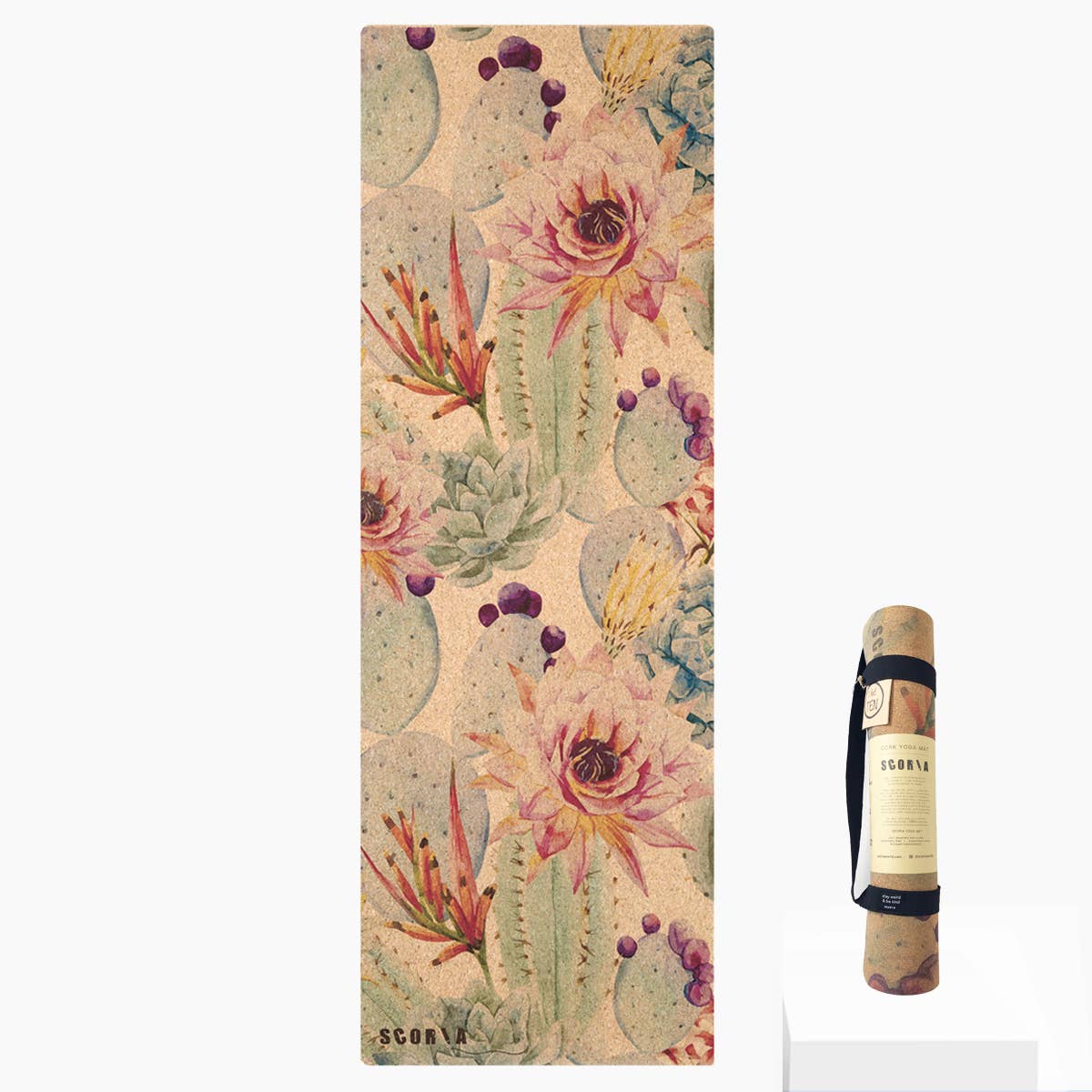 Botanicals Cork Yoga Mat(4.5mm)