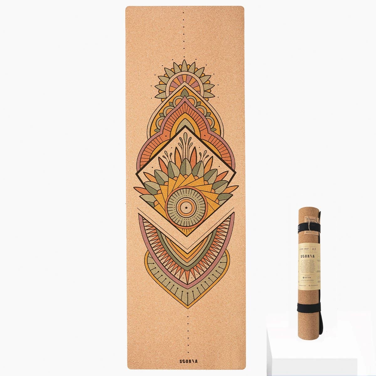 Mandala Cork Yoga Mat