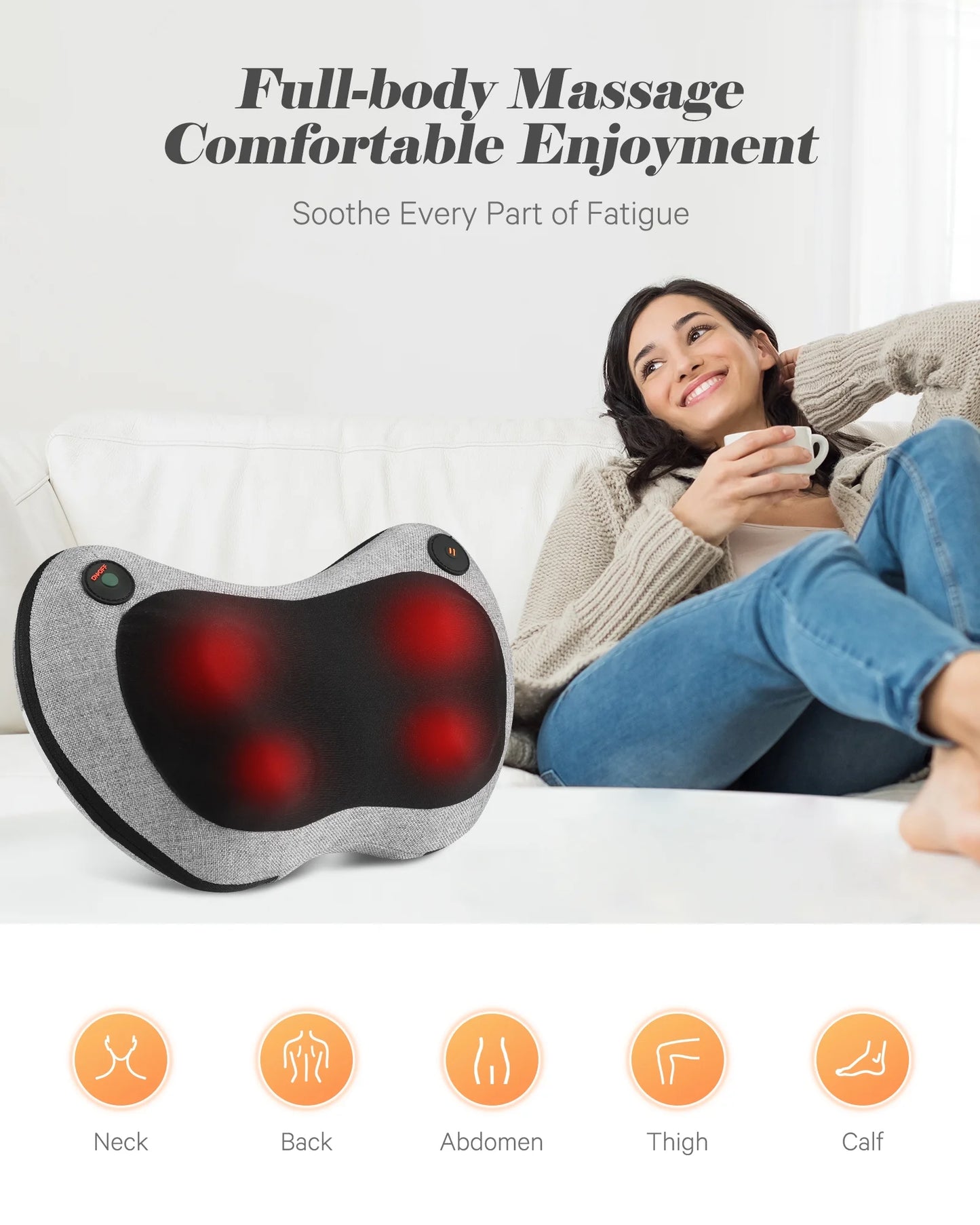 Shiatsu Massage Pillow with Heat