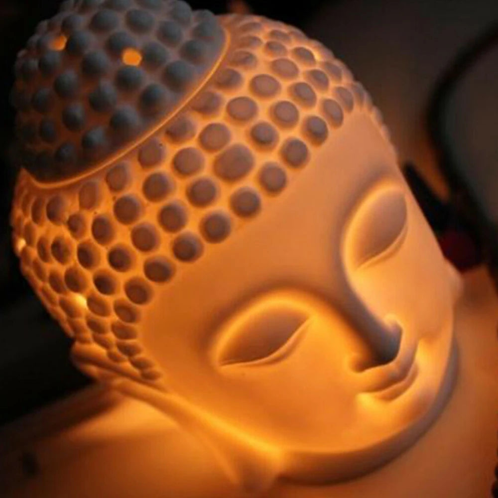 Buddha Head Essential Oil Burner &amp; Wax Melt Diffuser