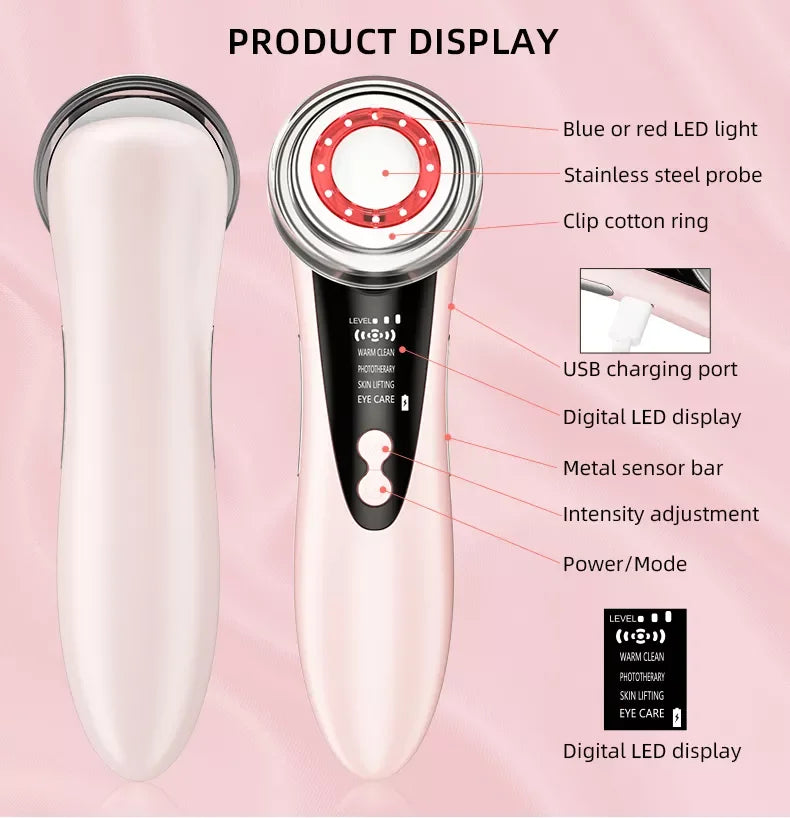 Radio Frequency Skin Tightening Facial Massager