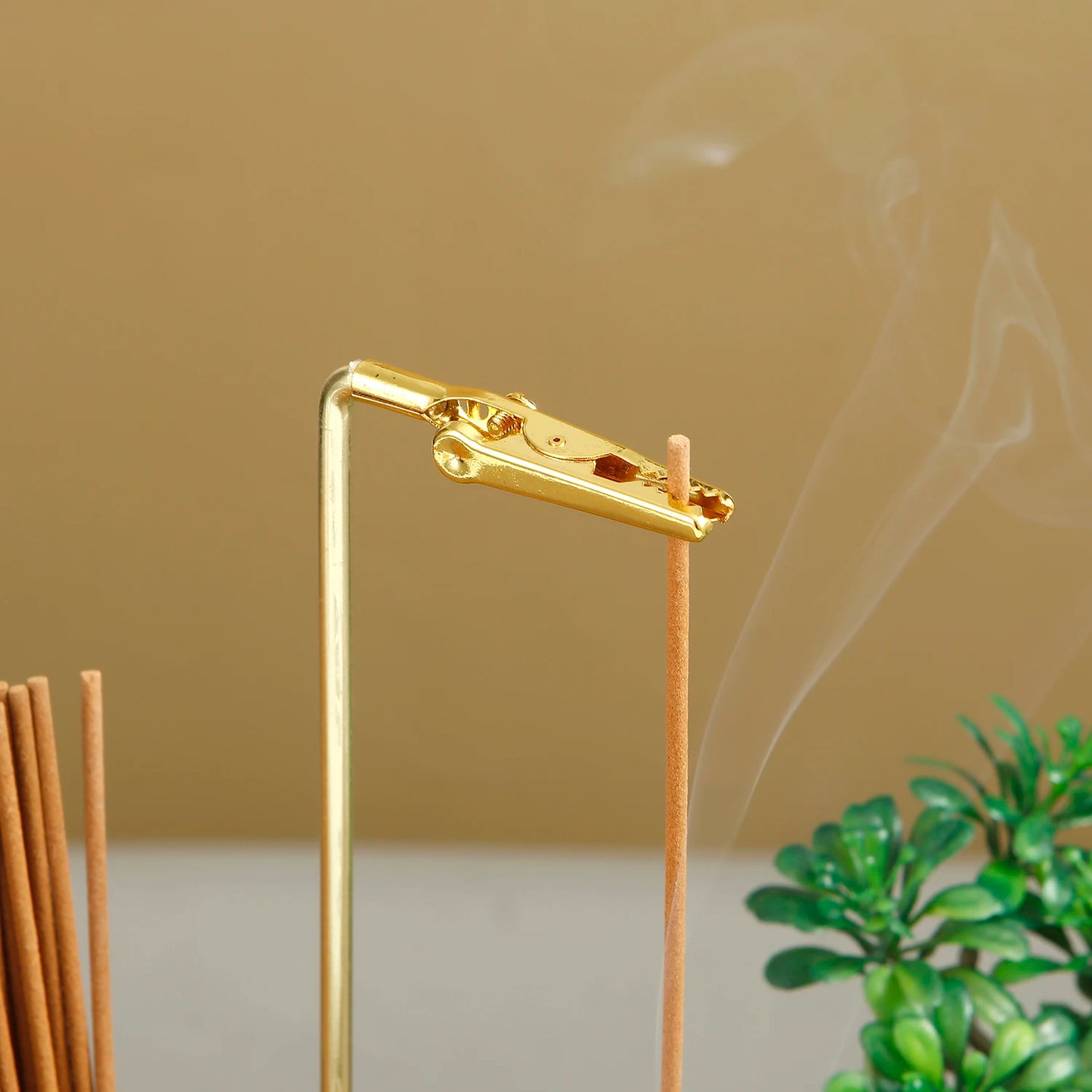 2-in-1 Incense Holder with Anti-Ash Flying Design