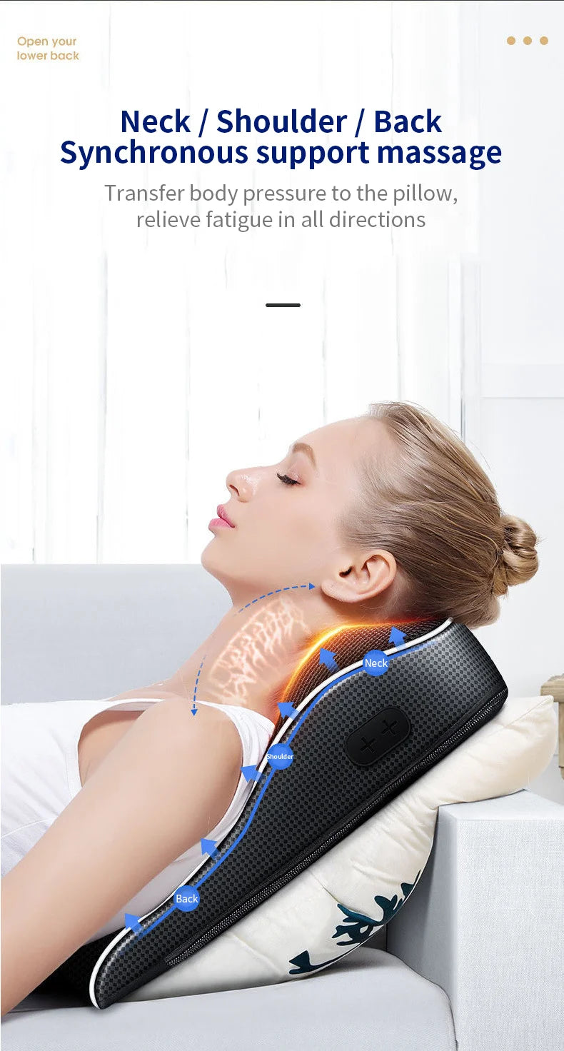 Multifunctional Shiatsu Massage Pillow