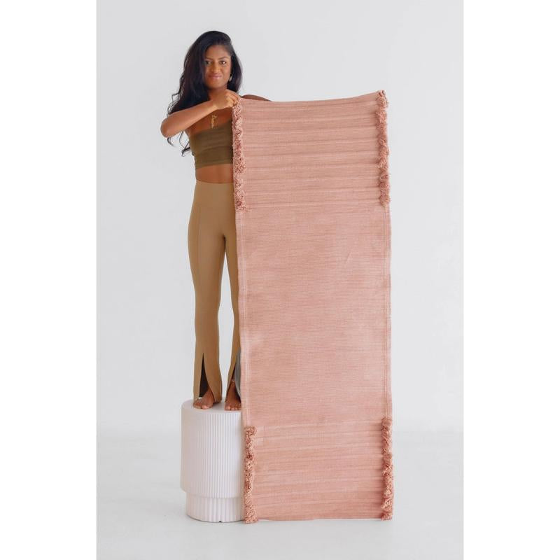 Rose Quartz - Naturally Dyed Herbal Yoga Mat