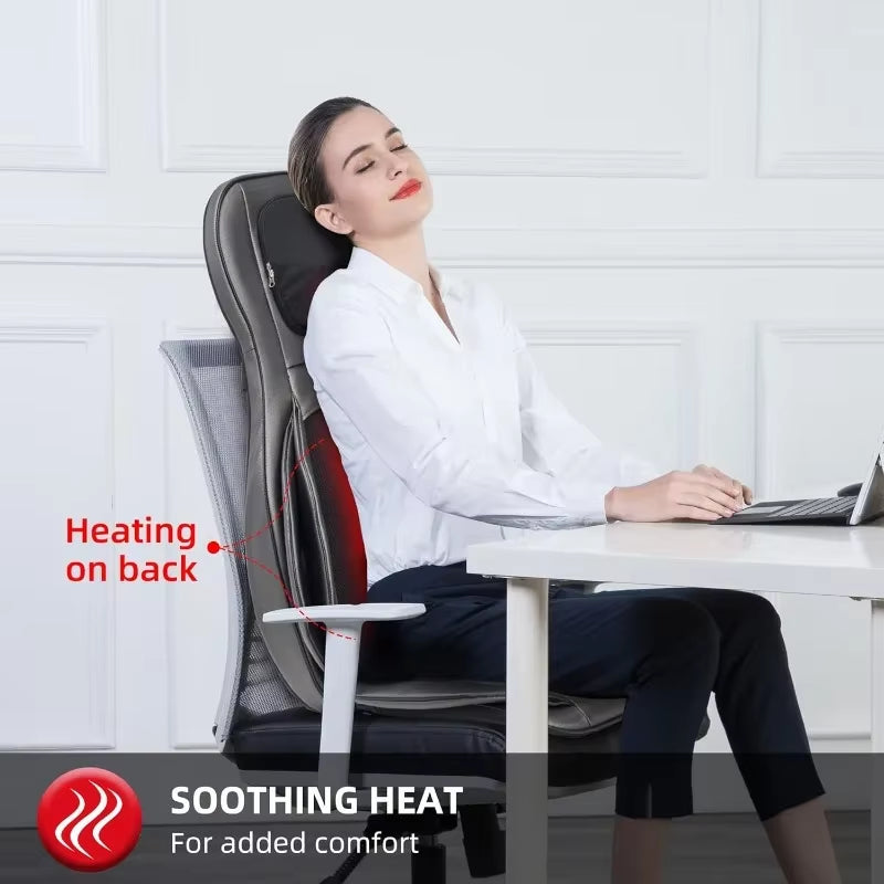 Massager Chair Pad with Heat and Compression