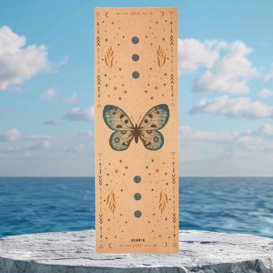 Butterfly Cork Yoga Mat